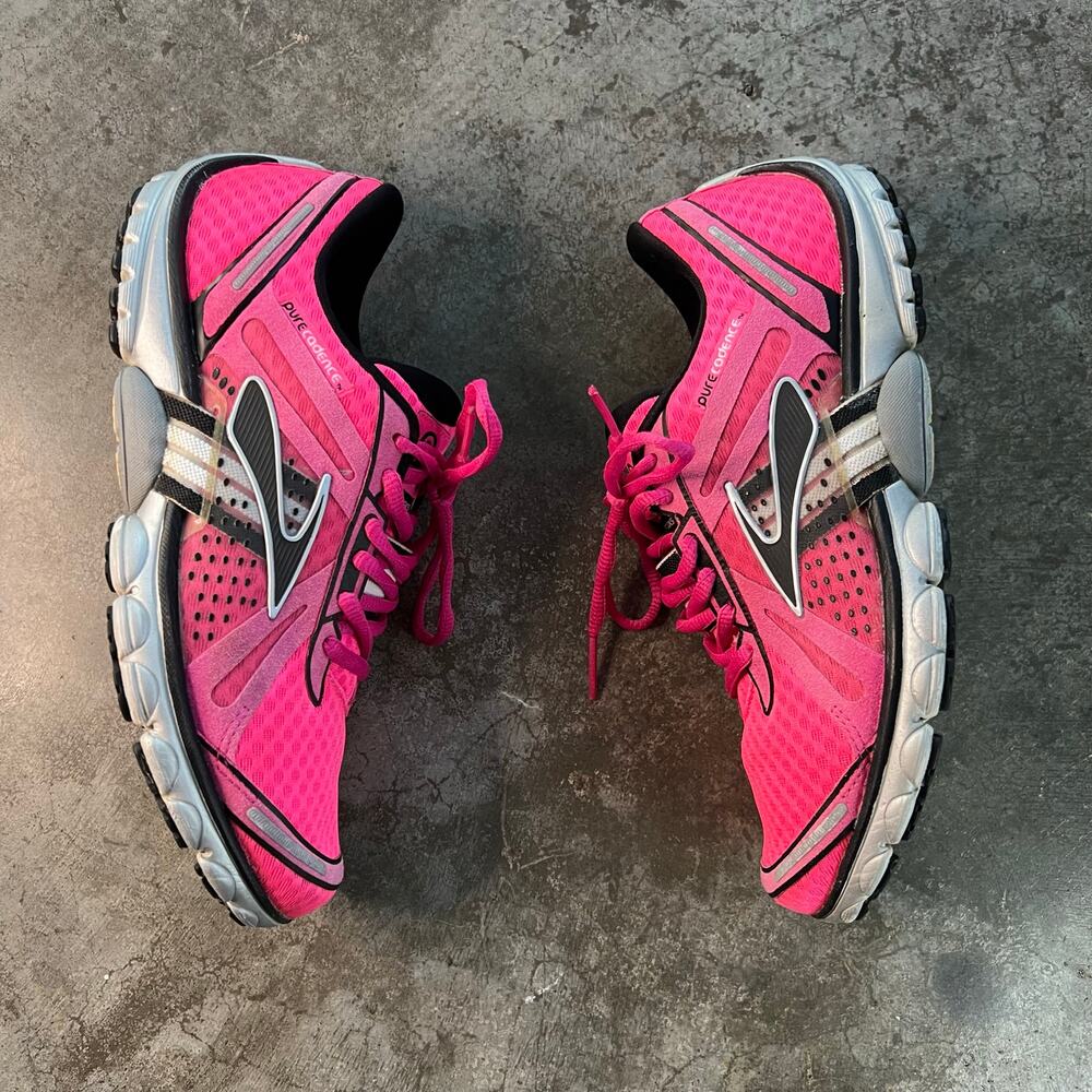 Brooks PureCadence 2 Women's Running Shoes Pink Black 8.5